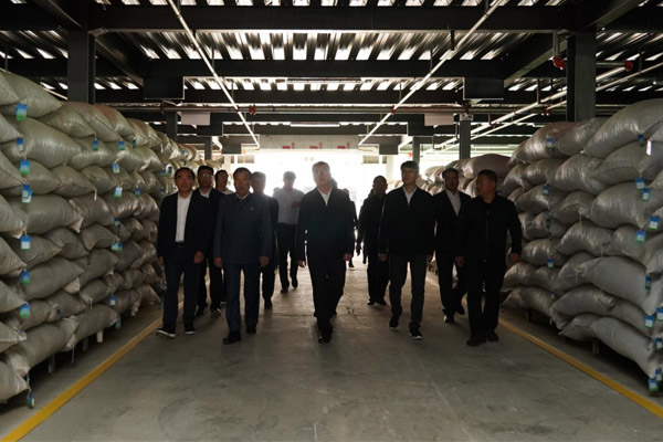 参观不朽情缘中药材仓储基地 参观不朽情缘中药材仓储基地